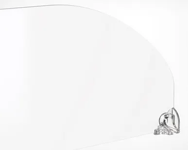 фото Разделитель пластиковый высотой 120 мм DIV120-В, длина 285-485 мм, обламывающийся