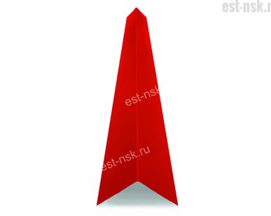 фото Планка конька плоского 150х150х2000 RAL 3003