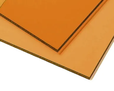 фото Монолитный поликарбонат 2050х3050х3мм (терракот) Рациональ СафПласт