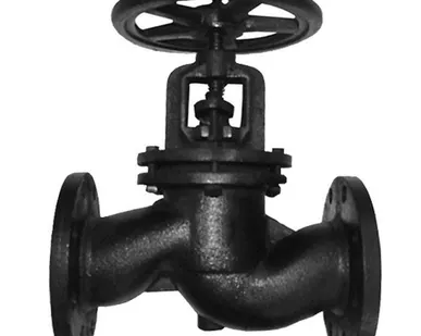 фото Вентиль чугунный фланцевый 15ч14п Ду80 Ру16