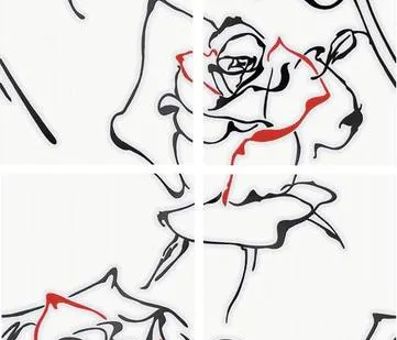 фото Плитка керам. KERLIFE Splendida Rosa 1010х402 панно (комплект из 4 шт)