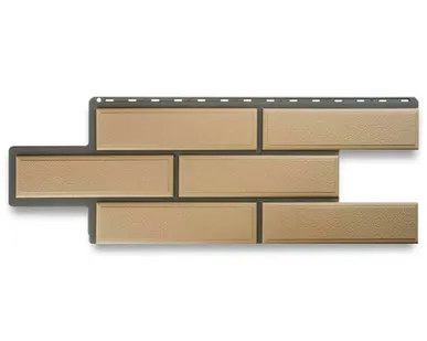 фото Фасадная панель (АП) "КАМЕНЬ Венецианский (слоновая кость) 1250*450 мм (раб.размер 1000*430)