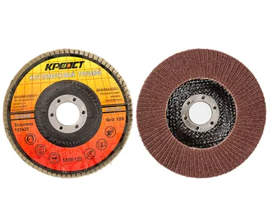 фото Круг лепестковый торцевой по металлу (125х22 мм; Р60) Креост