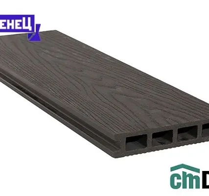 Фото №0 Террасная доска из ДПК CM Decking "Vintage" цвет: Черное Дерево, 140x25 мм (цена м2)