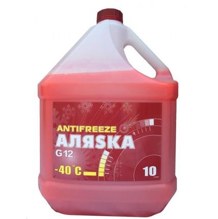 Фото №0 Антифриз Аляска red (красный) -40. 10 кг 5528