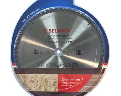 фото Пильный диск по дереву Belmash RD031A / 315x32x60T
