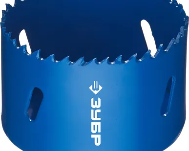 фото Коронка 68 мм Зубр 29531-068 глубина 38 мм, металл, дерево, пластик