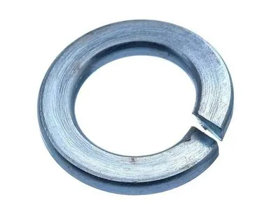фото Шайба М10 пружинная DIN127 цинк, шт (РФ)