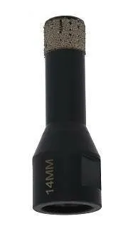 Фото №0 Коронка алмазная 14 мм с воском Super Hard, Hilberg