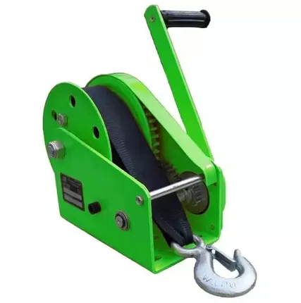 Фото №0 Лебедка барабанная с автоматическим тормозом  AHW2600 г/п 1200 кг, лента 10 м