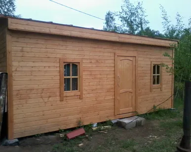 фото Деревянные бытовки