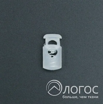 Фото №0 Стопор "цилиндр" 0305-3005, цветн. пласт., прозрачный