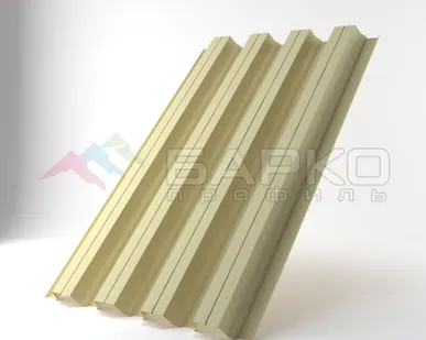 фото Профлист Н-75 -800мм(750 мм) RAL 1014 Полиэстер 0.7