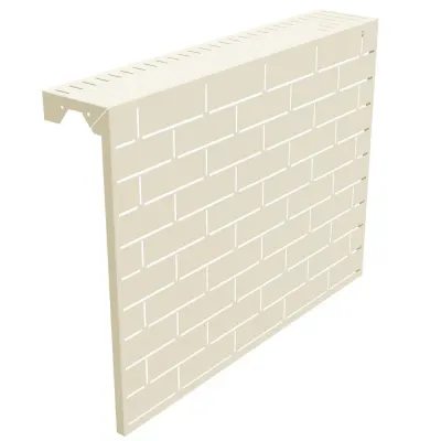 Фото №0 Экран для радиатора 610х810х150, Слоновая кость (RAL 1015)