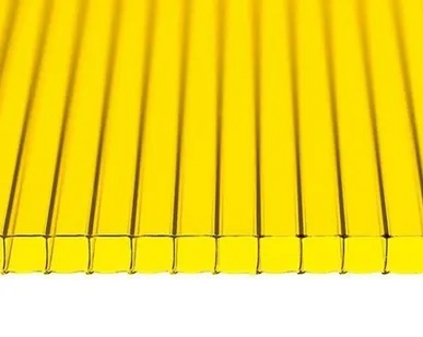 фото Поликарбонат 2100х6000х6мм 0.77кг/м2 (желтый) Мультигрин