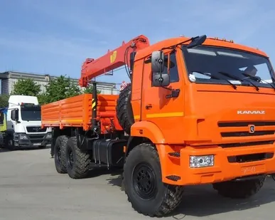 фото Бортовой КАМАЗ 43118-46 с КМУ PALFINGER INMAN ИТ 150
в