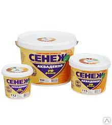 Фото №0 СЕНЕЖ АКВАДЕКОР - защитно-тонирующий состав 2,5 кг