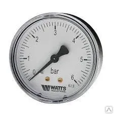 фото Манометр WATTS 80/4 4бар радиальный 1/2"