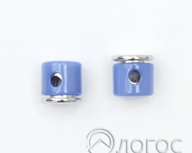 фото Фиксатор металл 1 отв.цилиндр 1,3х1,5, синий