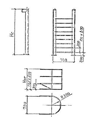 Фото №0 Ограждение стремянки