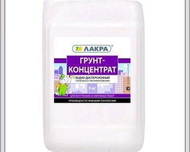 фото Грунт-концентрат ЛАКРА 9кг Л-С