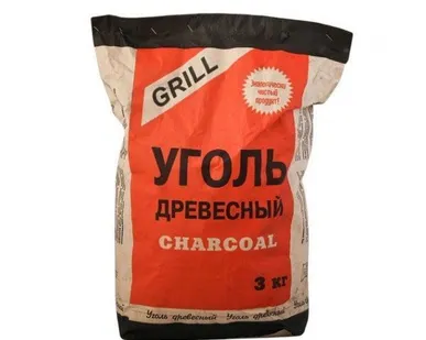 фото Уголь древесный 3 кг