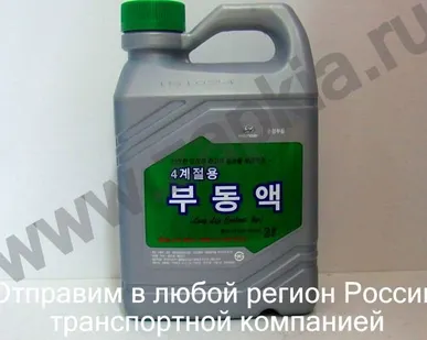 фото Антифриз-концентрат зеленый Hyundai Long Life Coolant 2л 07100-00200