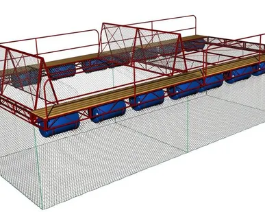 фото САДКИ ДЛЯ РАЗВЕДЕНИЯ И ЛОВЛИ РЫБЫ НА ПОНТОНАХ