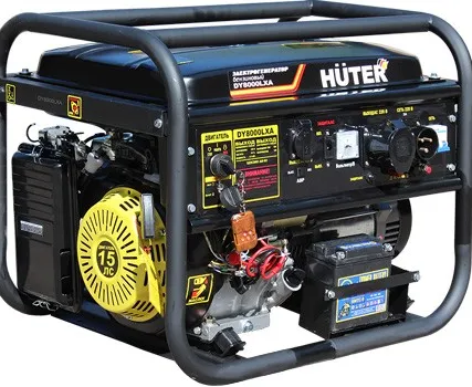 Фото №0 Портативный бензогенератор HUTER DY8000LXA