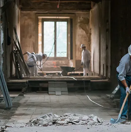 Фото №0 Демонтаж гудронового, клеевого покрытия