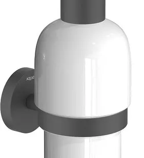 фото Дозатор для жидкого мыла Aquatek Бетта чёрный матовый/белый AQ4605MB