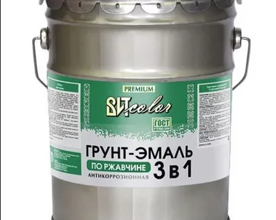 фото Грунт-эмаль 3 в 1 ВИТ белая 20 кг