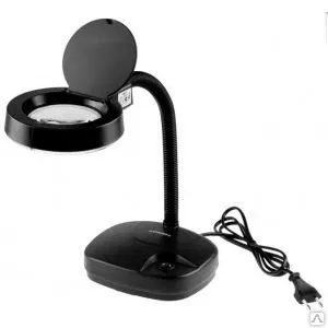 Фото №0 Лупа с подсветкой на гибком штативе stayer professional 40531