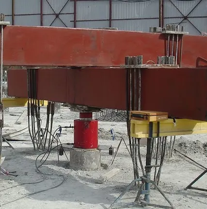 Фото №0 Статическое испытание свай.