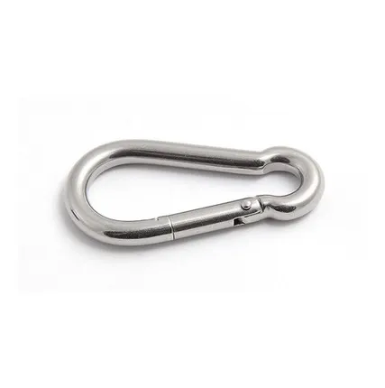 Фото №0 Карабин усиленный пожарный, DIN 5299C, оцинкованный