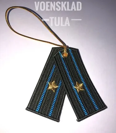 Фото №0 Брелок-погоны с вышивкой ВДВ