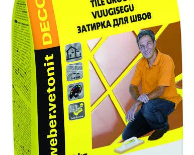 фото Затирка weber vetonit deco белый №1 (2кг)