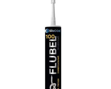 фото Жидкие гвозди SilaCor Flubel 100 прозрачные, клей универсальный 350гр