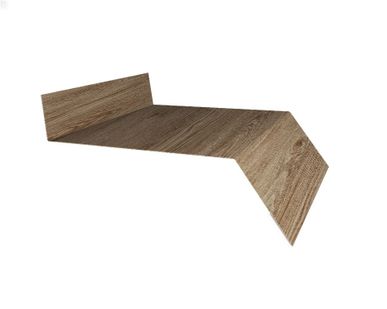 фото Отлив простой 100 0,45 Print Elite White Wood