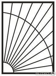 фото Сварные решетки на окна из прутка 10 мм. Эконом 2.