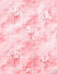 Фото №0 Панель ХДФ Букет розовый ПО рустованная 1220*2440