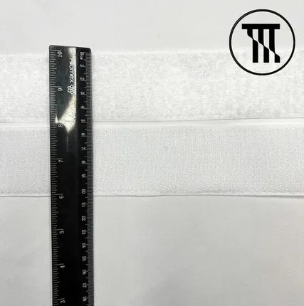 Фото №0 Липучка пришивная, цв. Белый, шир. 5 см