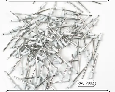 фото Заклёпка вытяжная 3,2х8 белая RAL9003 500шт.