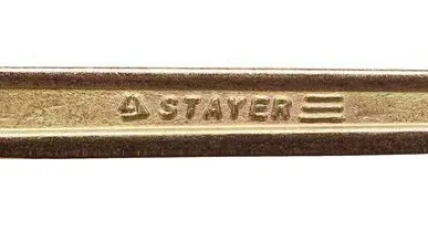 фото Ключ STAYER &quot;MASTER&quot; гаечный рожковый, 19х22мм 27038-19-22