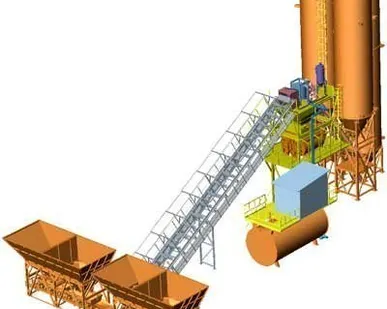 фото Установка бетоносмесительная БСУ мобильный перевозимого типа