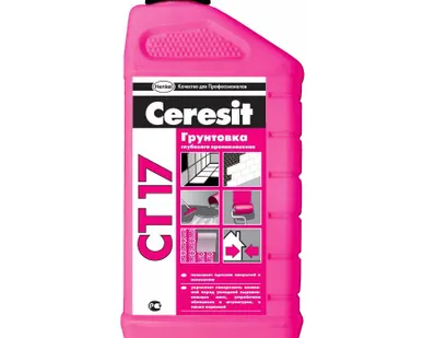 фото Грунтовка Ceresit СТ 17 Pro, 1 л, светло-желтый