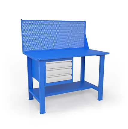 Фото №0 Слесарный стол с защитным экраном ВСТ-Н 12/ТП3-Э4