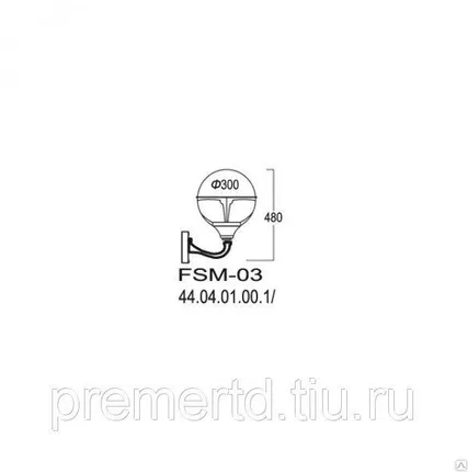 Фото №0 Светильник настенный София FSM-03