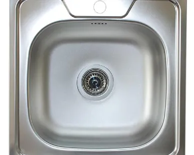 фото Мойка накладная 500х500х130 0,4 мм. сталь нержавеющая V-406 Владикс