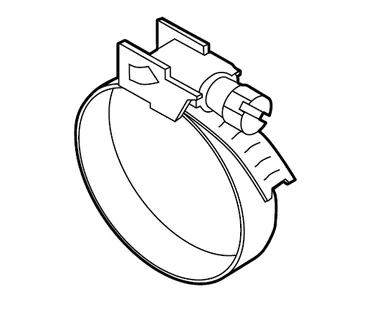 фото Хомут для крепления кронштейнов к трубе Raychem PSE-047